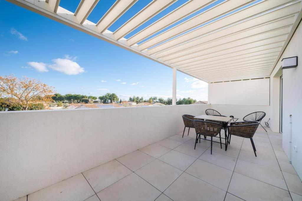Le Square D'Evan - Appartement De Standing - Grande Terrasse Exterieure - Climatisation Saint-Aunes Exterior foto
